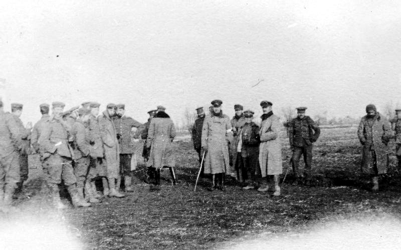 Photo from the Christmas Truce, by Robson Harold B [Public domain], via Wikimedia Commons