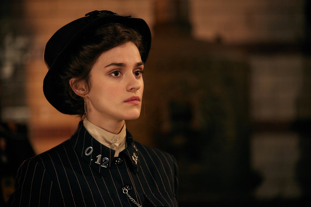 Rebecca Liddiard in the “The Maggie’s Redress” series premiere episode of HOUDINI & DOYLE.