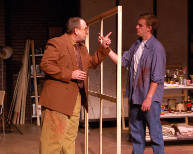 Jim Birdsall and Sam Cordes. Photo by Cynthia Levin and courtesy of Unicorn Theatre