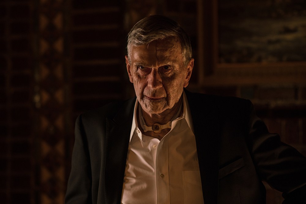 Guest star William B. Davis in the “My Struggle II” season finale episode of THE X-FILES