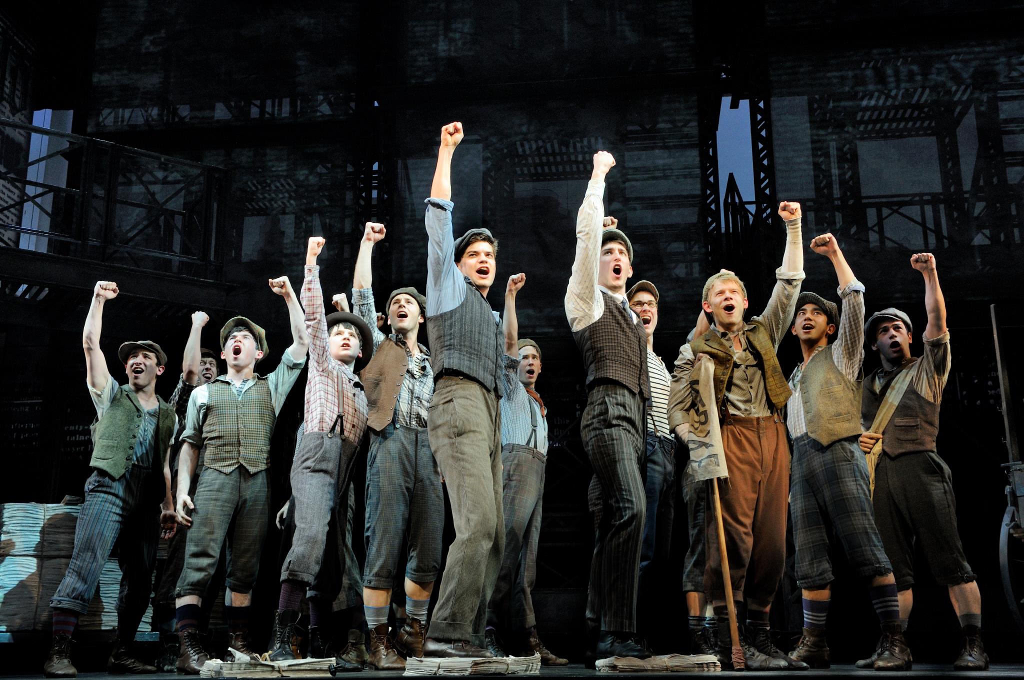 Cast of the Broadway production of "Newsies" / Photo courtesy of Newsies Facebook page
